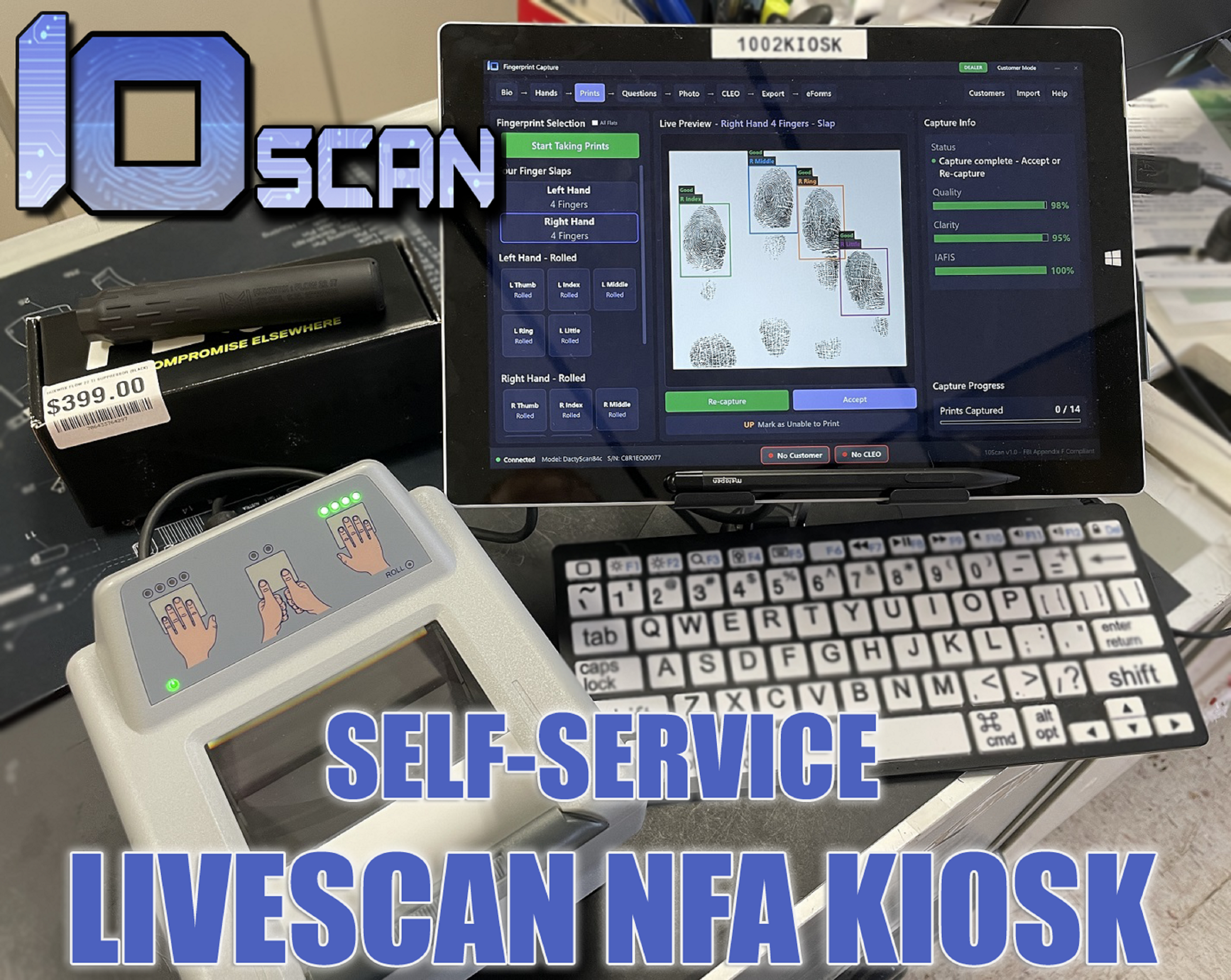 10Scan Kiosk Setup